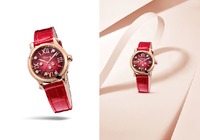 兩款熱門配色的蕭邦Happy Sport系列表款-復刻表