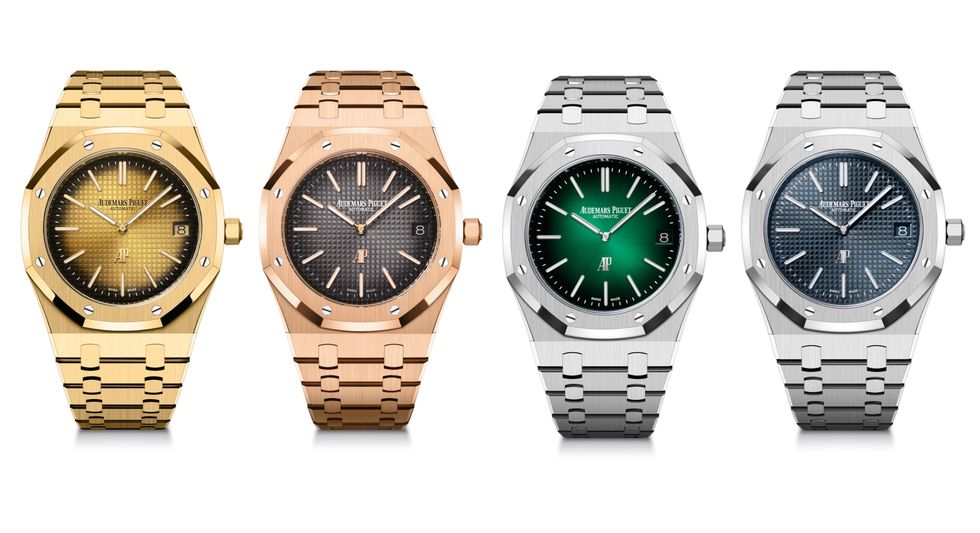 AP皇家橡樹2022新表亮點2:「Jumbo」超薄腕表新配色-復刻表