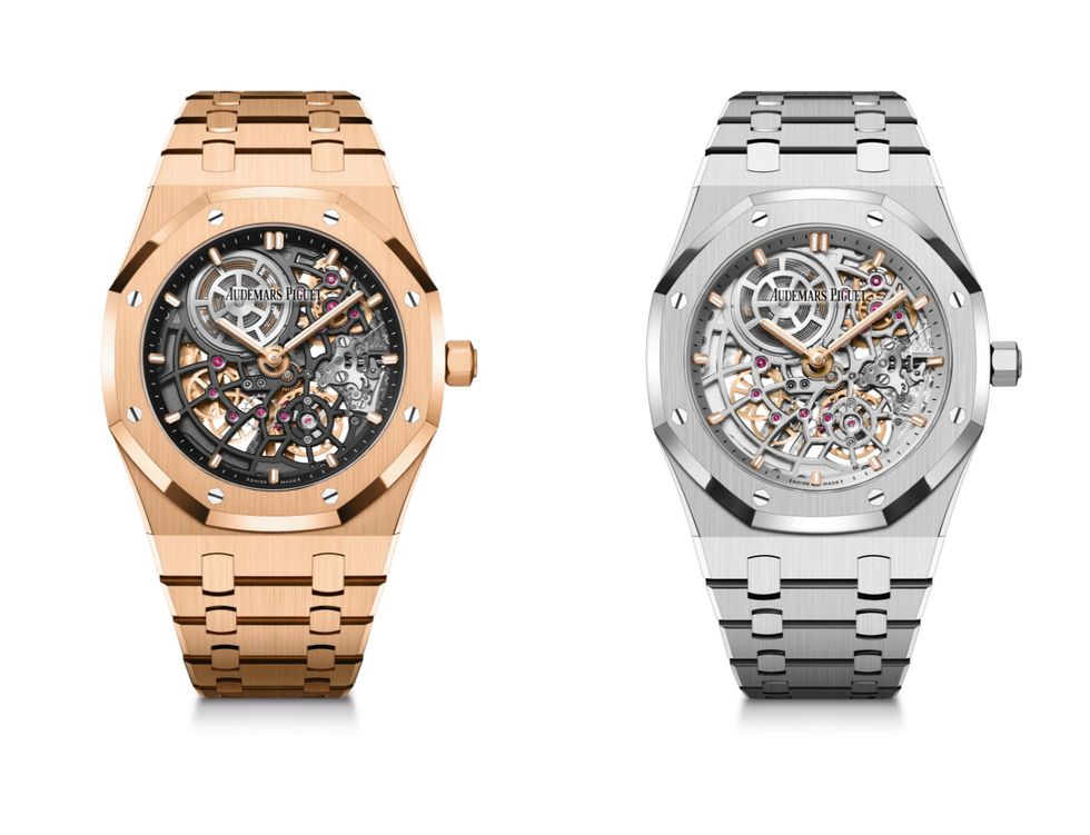 AP皇家橡樹2022新表亮點3:「Jumbo」超薄鏤空腕表39毫米-復刻表