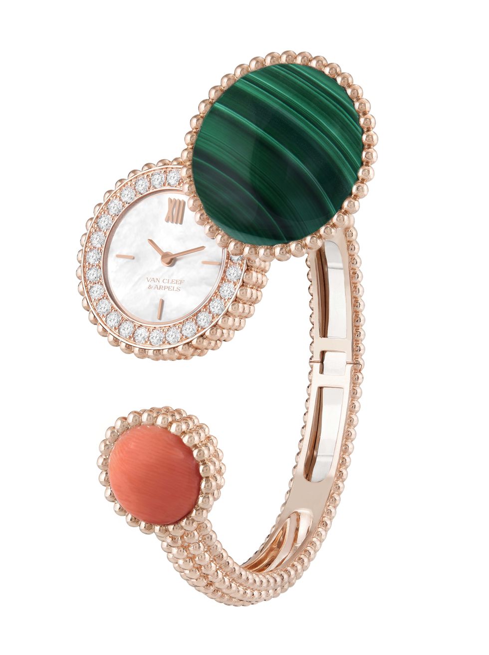 鑲上綠松石、孔雀石等天然寶石手表是獨(dú)一無二的收藏品-復(fù)刻表