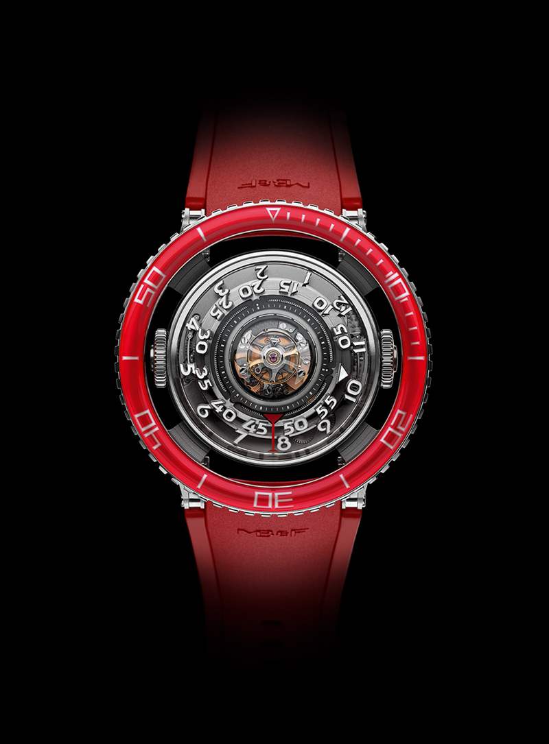 MB&F HM7 Aquapod 鉑金紅色腕表-復(fù)刻表