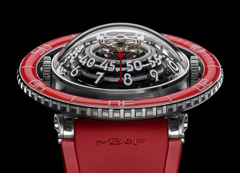 MB&F HM7 Aquapod 鉑金紅色腕表-復(fù)刻表
