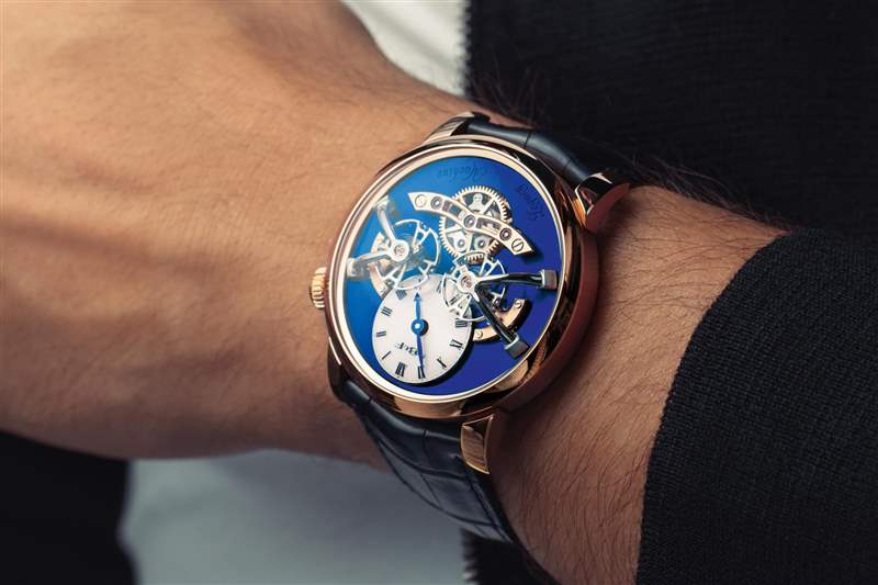 MB&F Legacy Machine No.2紅金藍腕表-復刻表