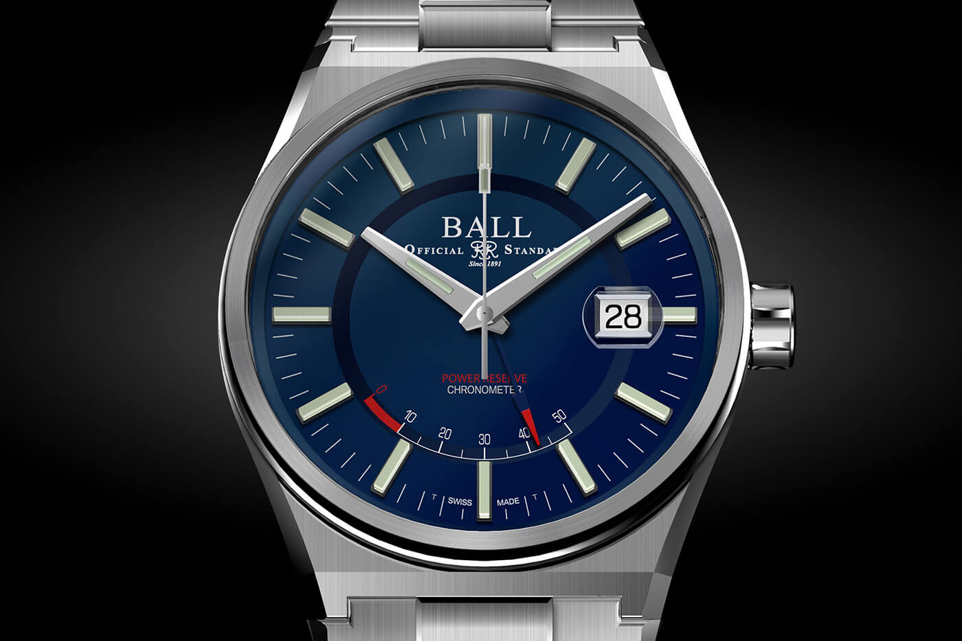 介紹：Ball Roadmaster Icebreaker 904L 鋼制腕表-復刻表