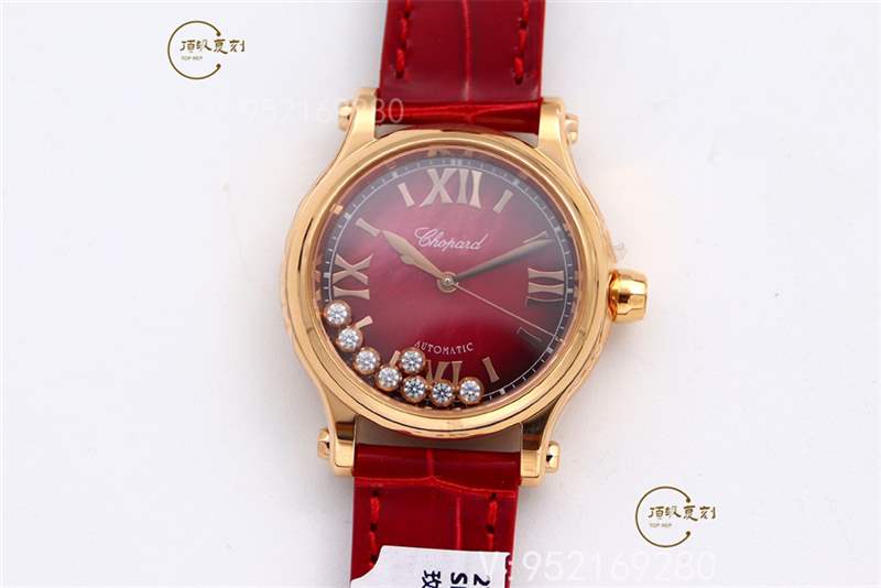 ZF廠蕭邦HAPPY SPORT快樂鉆石中國紅限量版新品發布-復刻表