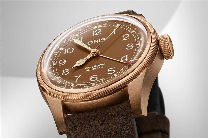 歐利時Oris大皇冠青銅指針日期腕表-復刻表