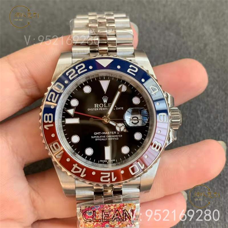 C廠(chǎng)勞力士格林尼治紅藍(lán)可樂(lè)圈復(fù)刻表做工怎么樣-復(fù)刻表