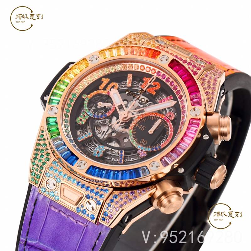 BBF廠宇舶恒寶Unico彩虹大爆炸新品上市,珠光璀璨-復刻表