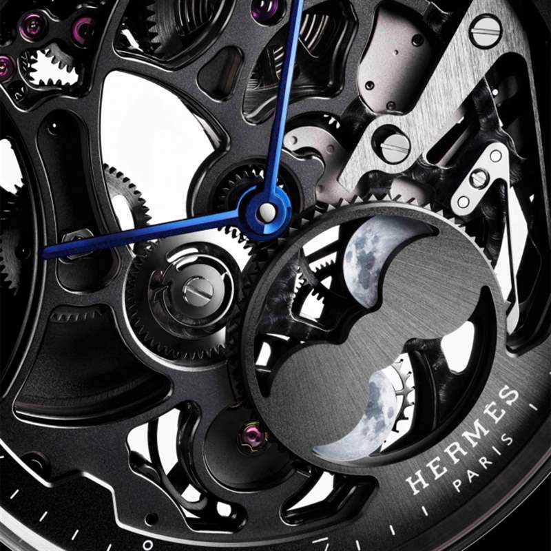 HERMèS愛馬仕的華麗雙月|最新Slim d'Hermès Squelette Lune-復刻表