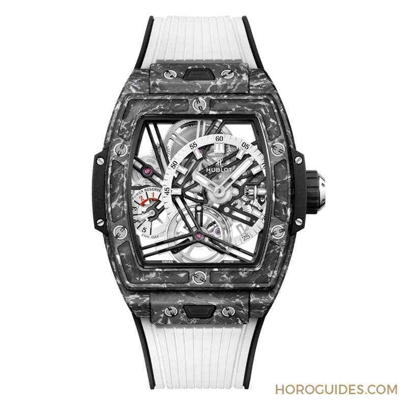 直搗靈魂的爆炸性美學(xué)|Hublot Spirit Of Big Bang 陀飛輪5日鏈腕表-白色碳纖維款、藍(lán)寶石款-復(fù)刻表