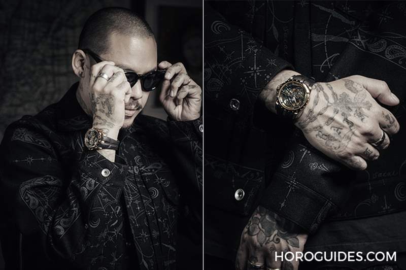 有請紋身大師！Roger Dubuis Excalibur Monotourbillon王者系列單陀飛輪腕表Dr. Woo特別版-復(fù)刻表