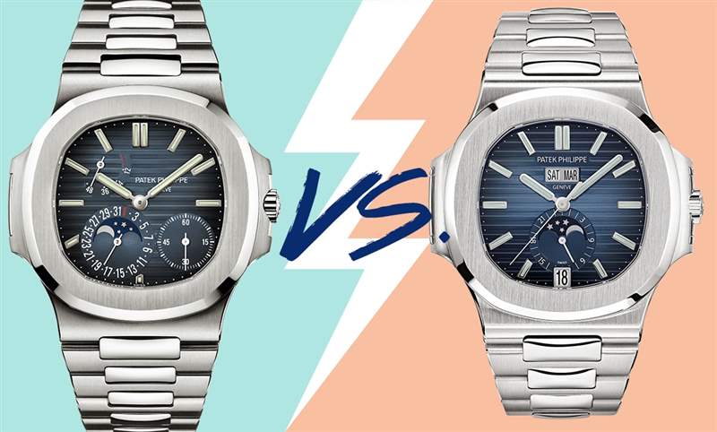 百達(dá)翡麗Nautilus二選一：5712 動儲月相vs 5726年歷-復(fù)刻表