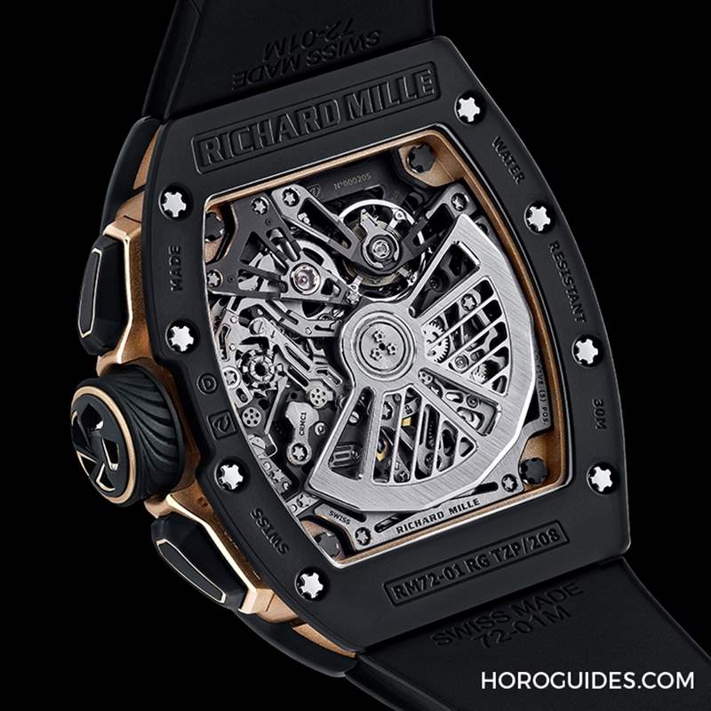 RICHARD MILLE 72-01計時碼表,再添黑白陶瓷款-復刻表