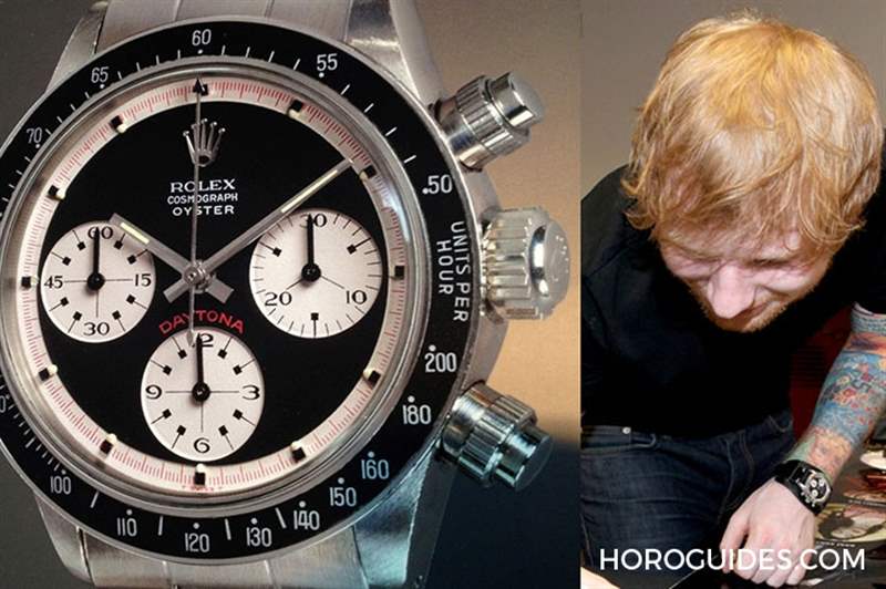 [名人表盒] 最愛表的小鮮肉Ed Sheeran，還有什么頂級表沒SHOW？-復刻表