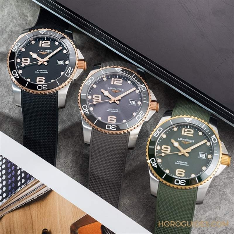 秒變型男的三步驟:浪琴表深海征服者Two-tone雙色款-復刻表