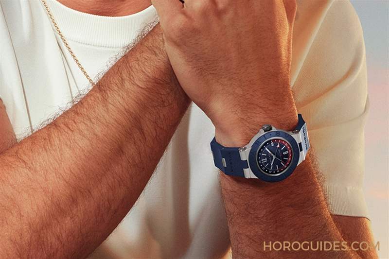 藍紅配色！自由穿梭24時區的帥氣｜BVLGARI Aluminium GMT腕表-復刻表