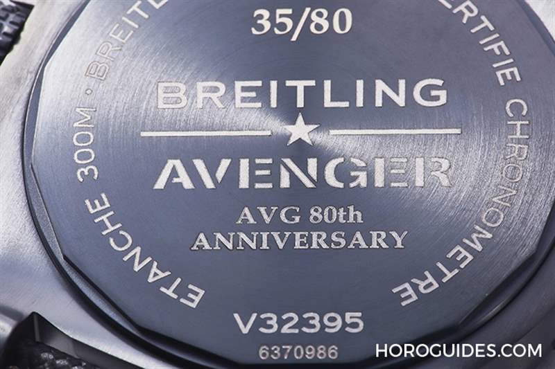 霸氣捍衛(wèi)天空!百年靈Avenger AVG飛虎隊(duì)80周年臺(tái)灣限量款-復(fù)刻表