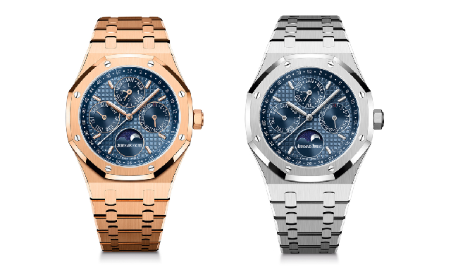 再添新藍面!愛彼皇家橡樹萬年歷腕表-復刻表