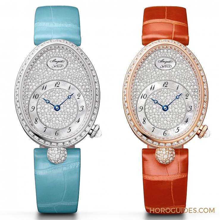 璀璨絕美！以雪花鑲嵌入作｜Breguet Reine de Naples 8938仕女鉆表-復刻表