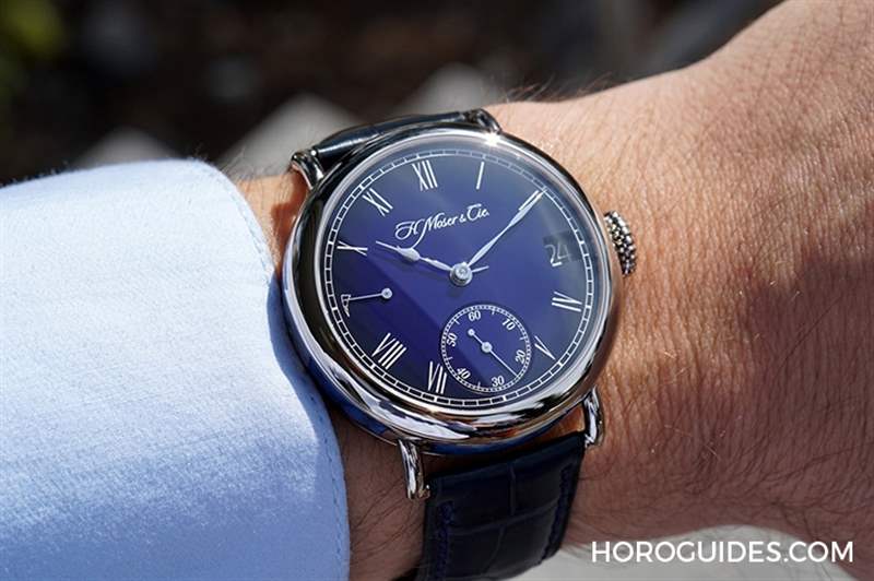 古典優(yōu)雅新亮點，煙熏琺瑯?biāo){面｜亨利慕時傳承者萬年歷午夜藍琺瑯腕表-復(fù)刻表