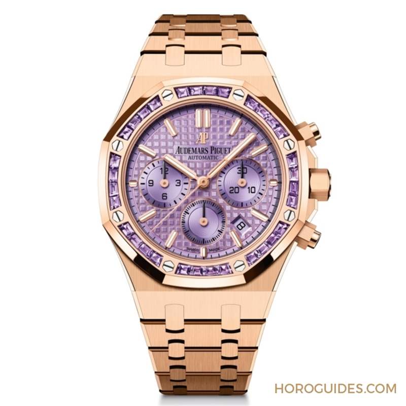 紫水晶圈!霜金彩虹圈!這是愛彼皇家橡樹表系里的盛世美顏-復(fù)刻表