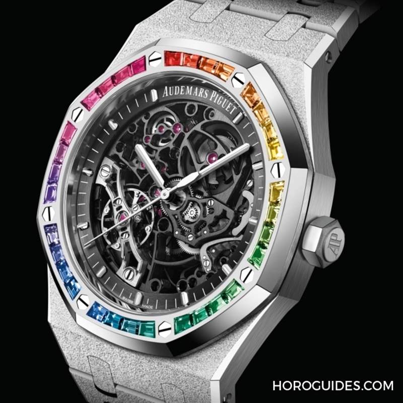 紫水晶圈!霜金彩虹圈!這是愛彼皇家橡樹表系里的盛世美顏-復(fù)刻表