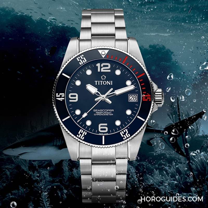 強大規(guī)格奇襲!Titoni海洋探索系列600米深潛腕表-復刻表