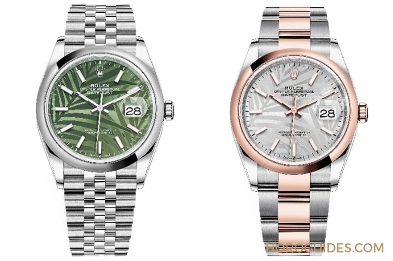 熱帶風情上場！ROLEX Datejust 36棕櫚葉面盤-復(fù)刻表