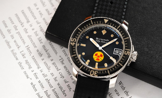 經典再現！BLANCPAIN發(fā)表Fifty Fathoms五十噚無輻射復刻版腕表-復刻表