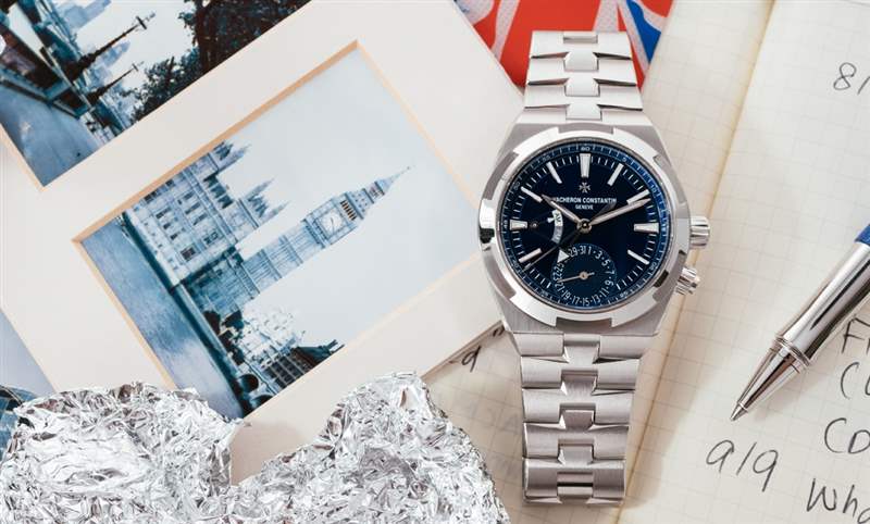 敏捷中見(jiàn)翩翩風(fēng)采｜江詩(shī)丹頓Overseas兩地時(shí)間腕表-復(fù)刻表