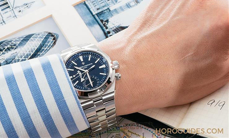 敏捷中見(jiàn)翩翩風(fēng)采｜江詩(shī)丹頓Overseas兩地時(shí)間腕表-復(fù)刻表