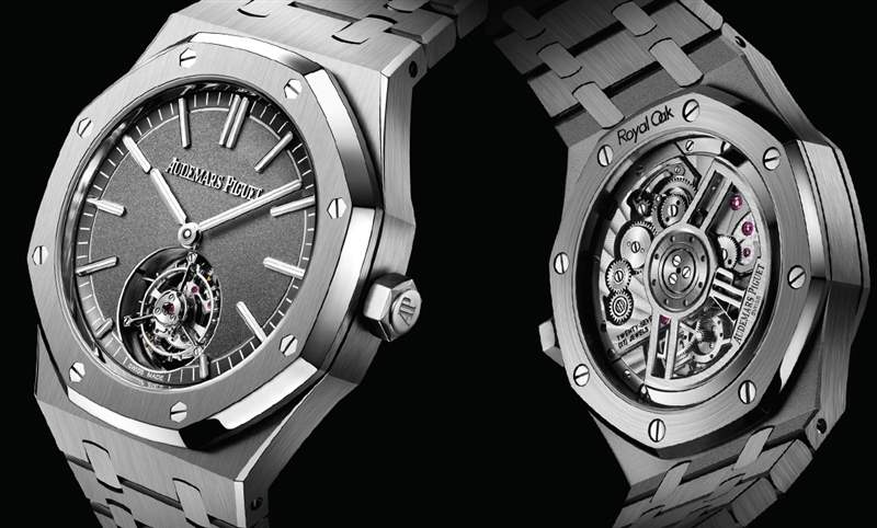 愛彼皇家橡樹首款自動上鏈飛行陀飛輪現身,罕見鈦金屬款話題加碼-復刻表