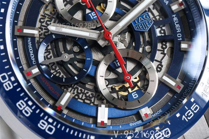 XF廠泰格豪雅卡萊拉01騷藍(lán)盤(pán)腕表復(fù)刻做工怎么樣-復(fù)刻表