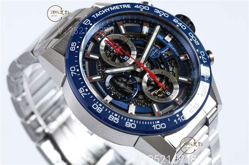 XF廠泰格豪雅卡萊拉01騷藍(lán)盤(pán)腕表復(fù)刻做工怎么樣-復(fù)刻表