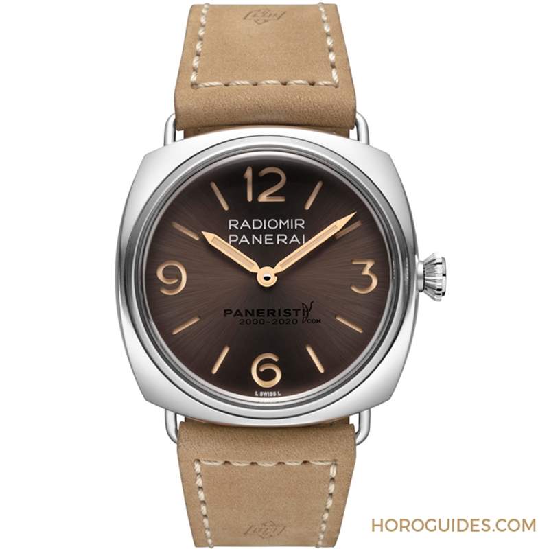 好個古早味!沛納海推出棕面Radiomir Venti向Paneristi.com 20周年致意-復(fù)刻表