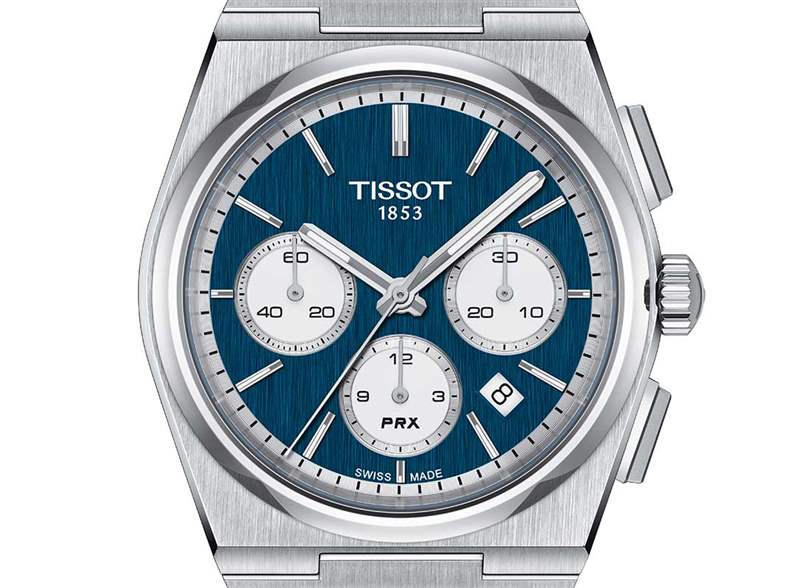 天梭PRX自動上鏈計時碼表-雅典娜丁潛水員 X 海洋賽跑-復(fù)刻表