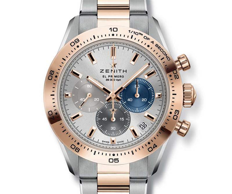 真力時(shí)天頂計(jì)時(shí)大師運(yùn)動(dòng)兩種音調(diào)-叛亂RE-VOLT VALTTERI BOTTAS C42 和 ZHOU GUANYU C42-復(fù)刻表