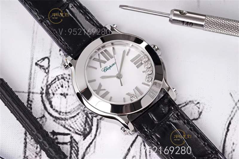 璀璨蕭邦:ZF廠蕭邦Happy Diamonds快樂的鉆石石英表對比正品-復(fù)刻表