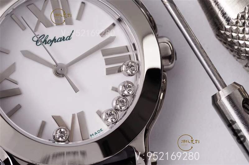 璀璨蕭邦:ZF廠蕭邦Happy Diamonds快樂的鉆石石英表對比正品-復(fù)刻表
