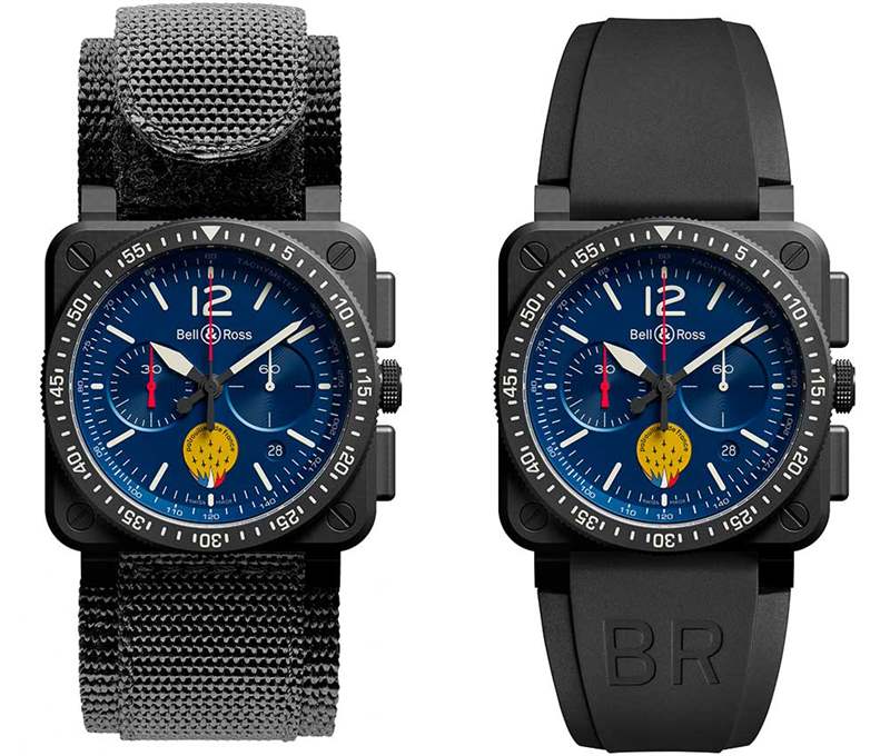 BELL & ROSS BR 03-94 法國(guó)帕特魯耶-復(fù)刻表