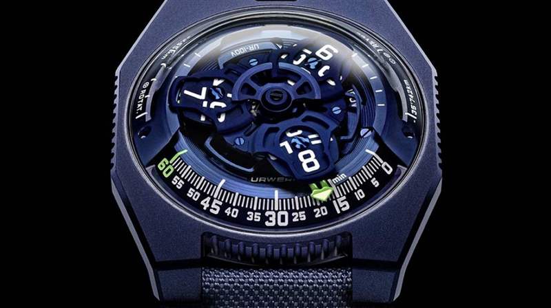 URWERK UR-100V “藍(lán)色星球”-叛亂 RE-VOLT CHRONO-復(fù)刻表