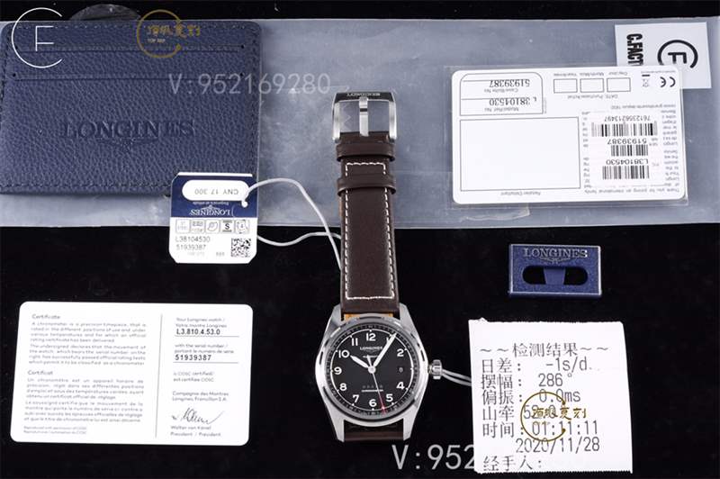 CF廠浪琴先行者五星上將做工怎么樣,對(duì)比正品會(huì)一眼假嗎-復(fù)刻表