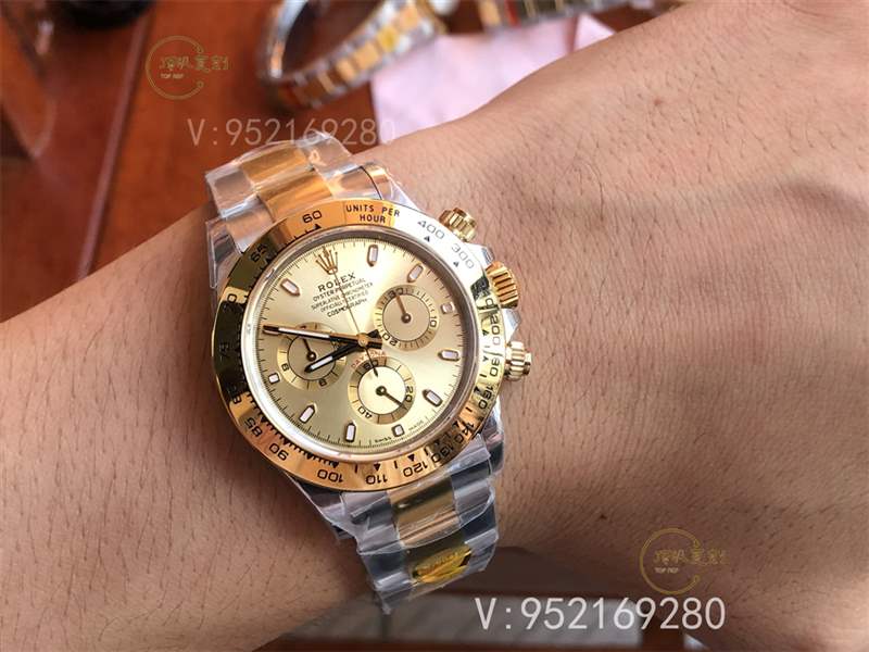 N廠復(fù)刻勞力士迪通拿m116503間金金盤做工怎么樣,內(nèi)附實(shí)拍圖-復(fù)刻表