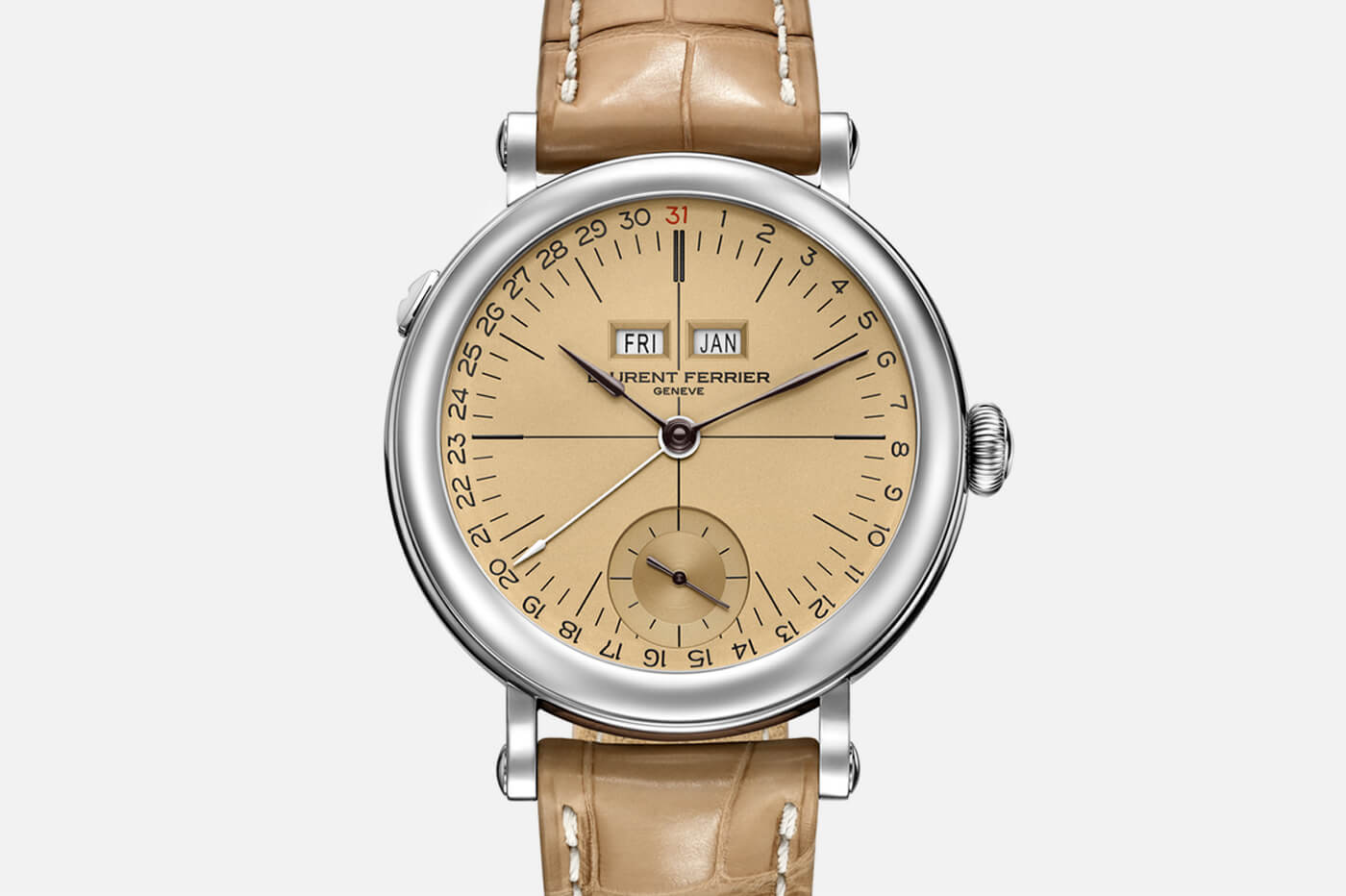 限量5枚！Laurent Ferrier Galet年歷校片復古手表-復刻表