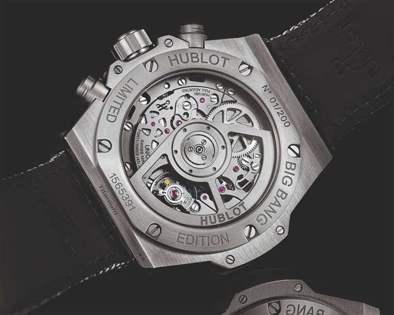 圖片來源:HUBLOT HUBLOT鈦金屬奢華工業(yè)風(fēng)Big Bang Unico 限量200枚首次線上發(fā)售-復(fù)刻表