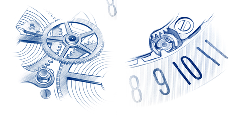 多色彩可選，好搭配又俐落的當代都會飛行表！-復刻表