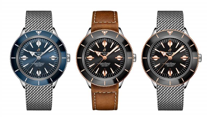 百年靈超級海洋'57 Heritage Capsule七彩系列A10370121B1A1-復刻表