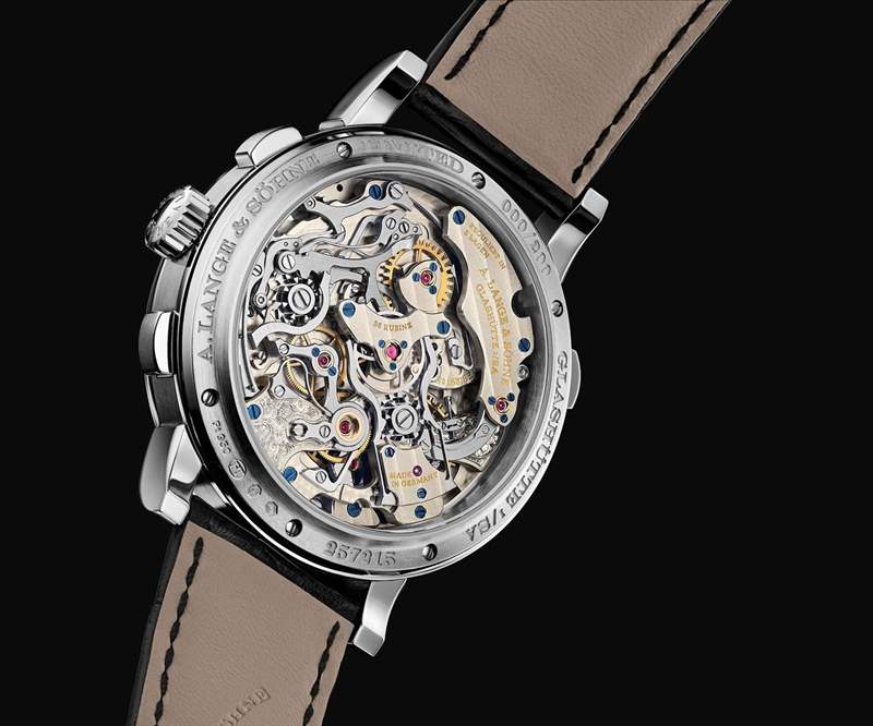 頂級(jí)奢華材質(zhì)的代名詞！朗格1815 Rattrapante鉑金款-復(fù)刻表