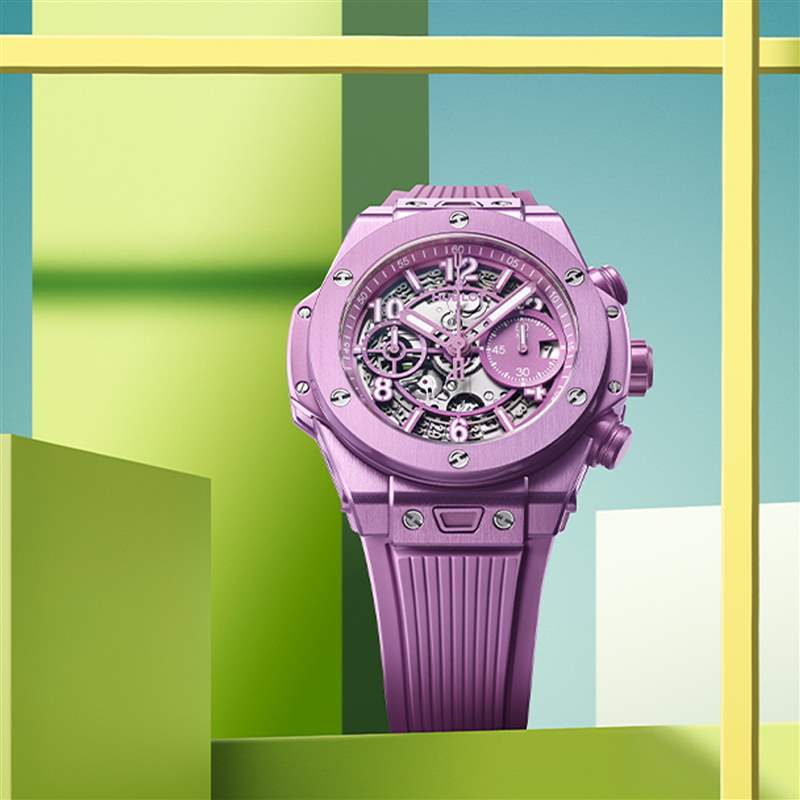 HUBLOT紫色狂迷延續為夏日活力而設計的最新BIG BANG UNICO-復刻表