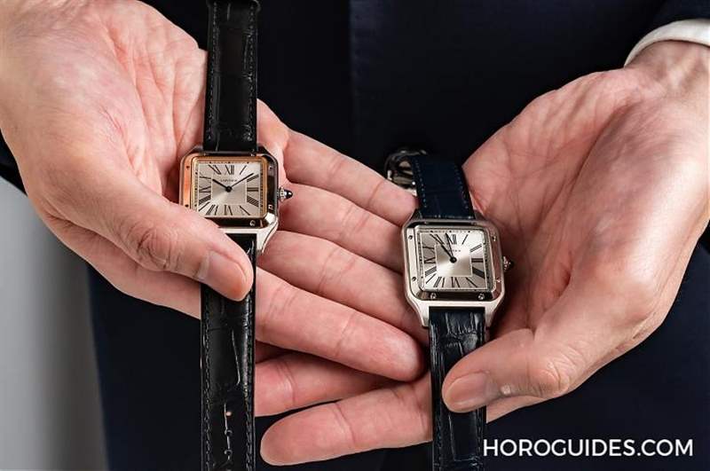 放大經(jīng)典原味|搭載機(jī)械機(jī)芯的Cartier Santos-Dumont XL-復(fù)刻表